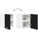 vidaXL Viseča omarica Riga 2 pcs Črni hrast in bela 30 x 31 x 40 cm | Shoptok.si