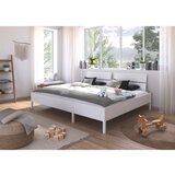 Rauch Möbel POSTELJA 240 cm x 200 cm , leseni material bela Cene
