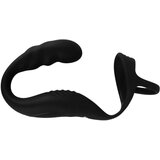 Rebel – vibrator za prostatu s prstenom za penis i testise (crni) | shoptok.hr
