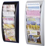 Paperflow Stensko držalo za prospekte, 5 predelkov za format DIN A5, črna, DE 2 kosa | Shoptok.si