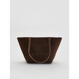 Reserved Shopper torba - tamnosmeđe | shoptok.hr