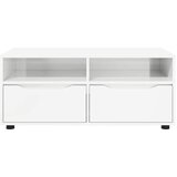 TV ormar Visoki sjaj bijela 100 x 48 x 43 cm Konstruirano drvo | shoptok.hr