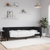  Dnevni krevet crni 80 x 200 cm baršunasti | shoptok.hr