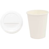 vidaXL Papirnate skodelice za kavo s pokrovčki 1000 kosov 8oz 200ml | Shoptok.si