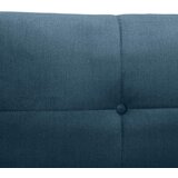 CARRYHOME ZOFA S POSTELJNO FUNKCIJO, modra tekstil | Shoptok.si