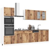  7-dijelni set kuhinjskih ormarića Kalmar konstruiranog drva | shoptok.hr