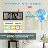CROSSTIME digitalna radijsko vodena stenska ura | Shoptok.si
