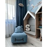 The Brooklyn Kids Modra otroška vreča za sedenje Hippo – | Shoptok.si