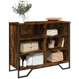 vidaXL Komoda boja dimljenog hrasta 91x35,5x74,5 cm konstruirano drvo Cijene
