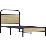 vidaXL Okvir kreveta bez madraca boja hrasta sonome 80 x 200 cm drveni | shoptok.hr