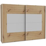  Wardrobe KASURA oak+grey KSRS12411-M815 (hrast + siva) u