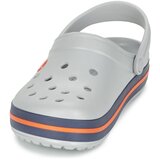Crocs Moška obutev za prosti čas CROCBAND CLOG svetlo siva/oranžna Siva | Shoptok.si