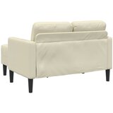 SOFA 2-sjed s ležaljkom u obliku slova L krem umjetna koža | Eponuda.com