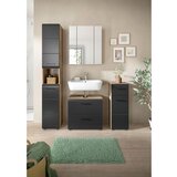 MID.YOU Kopalnica Ice, Črna, Barva Hrasta, 4-Delna | Shoptok.si