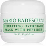 Mario Badescu Hydrating Overnight Mask with Peptides maska za spanje s peptidi 56 g