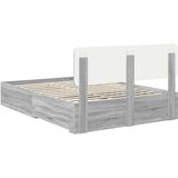  Konstrukcija postelje Siva Sonoma 150 x 200 cm Konstruiran les, (5000102973) | Shoptok.si