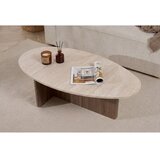 Hanah home Sto za dnevnu sobu Orba Travertine Venezia Walnut | Eponuda.com