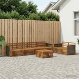  Set vanjskih sofa 7 kom. Prirodna Čvrsto drvo akacije | shoptok.hr