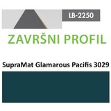 AGT profil Zidni MDF Završni LB-2250-B SupraMat Glam Pacific (3029) 2800x115x12mm ( 026-124 ) | ePonuda.com