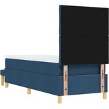  Krevet s opruga kutije s uzglavljem Plava 200 x 80 cm tkanina | shoptok.hr