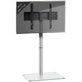 MID.YOU STOJALO ZA TV prozorno, barve aluminija | Shoptok.si