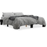  Okvir za krevet crni 150x200 cm konstruirano drvo i metal | shoptok.hr