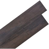 vidaXL Samoljepljive podne obloge PVC 5,02 m² 2 mm tamno smeđe Cijene