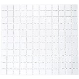 Uni mozaik pločica (32,6 x 30 cm, bijele boje, mat) Cijene