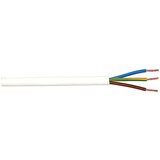  Izolirani kabel (H05VV-F3G1,0, 20 m, bijele boje) Cijene