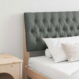 vidaXL Tapecirano vzglavje Temno siva 180 cm Masivno borovo les | Shoptok.si