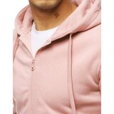 DStreet Bluza męska z kapturem różowa | Shoptok.si