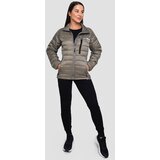 GymBeam Ženska puffer jakna Vetiver/Black | Eponuda.ba