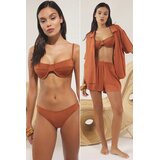 TRENDYOLMILLA Ženski set za plažu Tbess25Js00006, Smeđi Cene