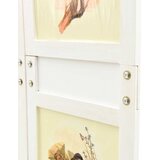  Romdivider Panel Bijelo 106 x 165 cm MDF | shoptok.hr