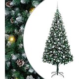  Umjetno božićno drvce Zelena 210 cm PVC i Čelik i Plastika | shoptok.hr