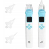  Električna baterija. 400mah nosni aspirator za djecu usb 4 mlaznice plavi | shoptok.hr