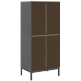  Ormar FLORO sivi 77 x 53 x 171 cm od masivne borovine | Shoptok.si