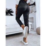 DStreet OHANE women's waxed pants black UY1338 | shoptok.hr