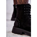Boto Suede Boots With Studs Black Palmira | ePonuda.com