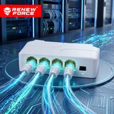  Lan switch poe mrežno stikalo 4 port razdelilnik do 1000 mb/s | shoptok.hr