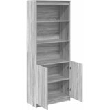  Visoka komoda siva sonome 70x35x180 cm od konstruiranog drva | Eponuda.ba