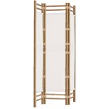  Sklopiva sobna pregrada s 3 panela 120 cm od bambusa i platna | shoptok.hr