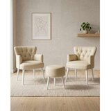 Atelier Del Sofa Az-2Rom-Byz set od 2 fotelje i taburea, krem Cene