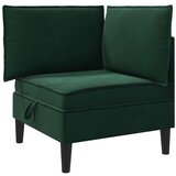SOFA s pohranom Tamnozelena Baršun - Tamnozelena Kutna | shoptok.hr