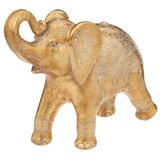 Atmosphera ukrasna figura slon belinda H23 polirezina zlatna (193291)