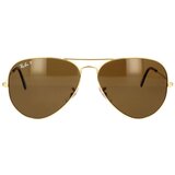 Ray-ban Aviator Classic RB3025 001/57 Polarized M (58) Zlata/Rjava Cene