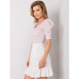 Factory Price Blouse-FN-BZ-4591.06P-white-pink | shoptok.hr