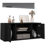 TV omarica črna 100x35x40 cm inženirski les, (20600686) | Shoptok.si