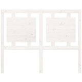  Uzglavlje za krevet bijelo 125 5x4x100 cm od masivne borovine | shoptok.hr