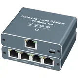 Razdelilnik RJ45 Gigabit Ethernet 1 do 2/3/4 Vrata - Razširite Povezljivost Grey, (5000276870)